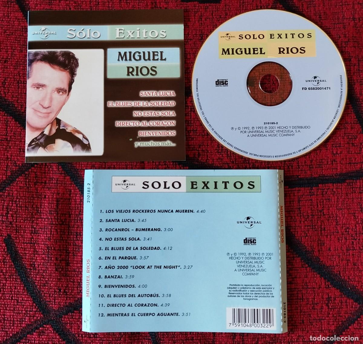 CDs de m&uacute;sica: MIGUEL RIOS ** Solo Exitos ** CD VENEZUELA 2001 - Foto 1
