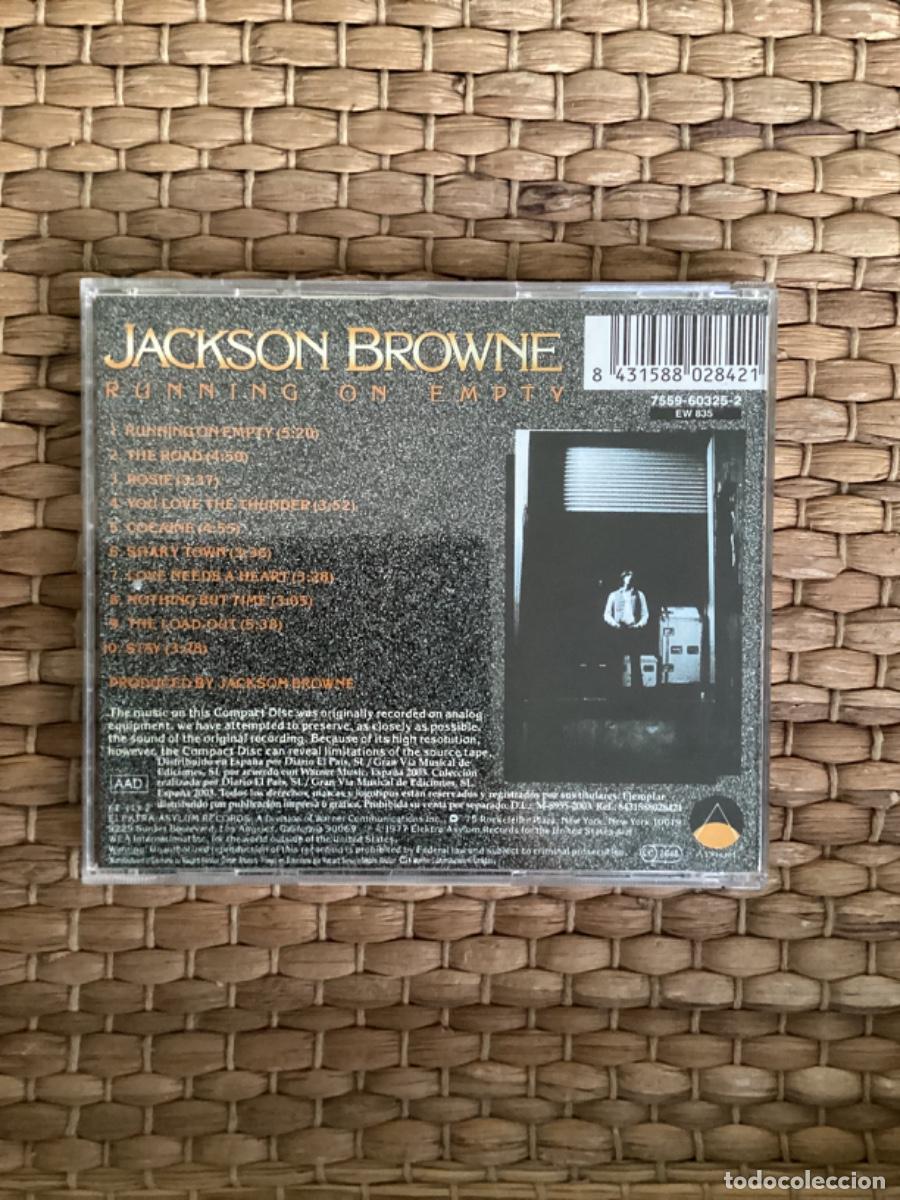 CDs de m&uacute;sica: 197 CD Jackson Browne - Running on empty - 10 temas - El pa&iacute;s - Foto 3