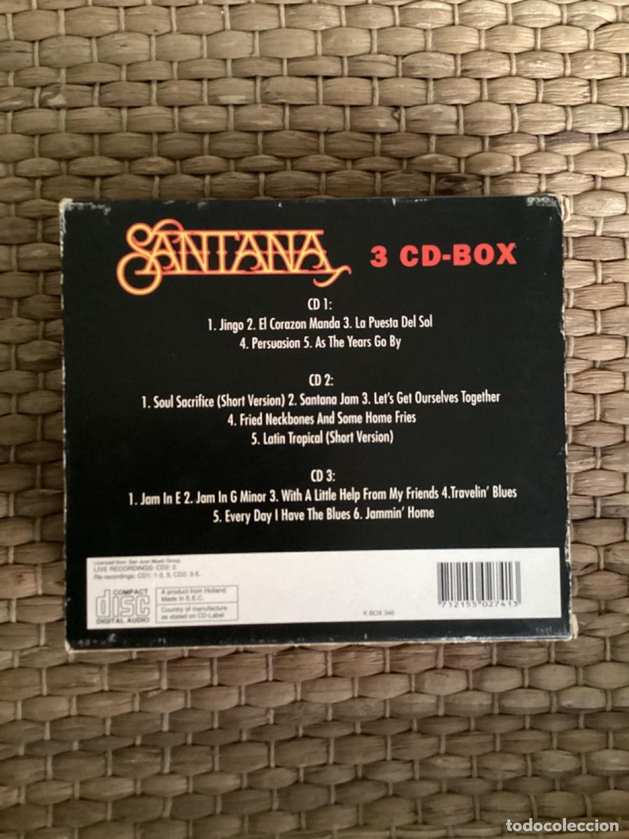 CDs de m&uacute;sica: 215 CD Santana - 3 cds 16 temas - Foto 3