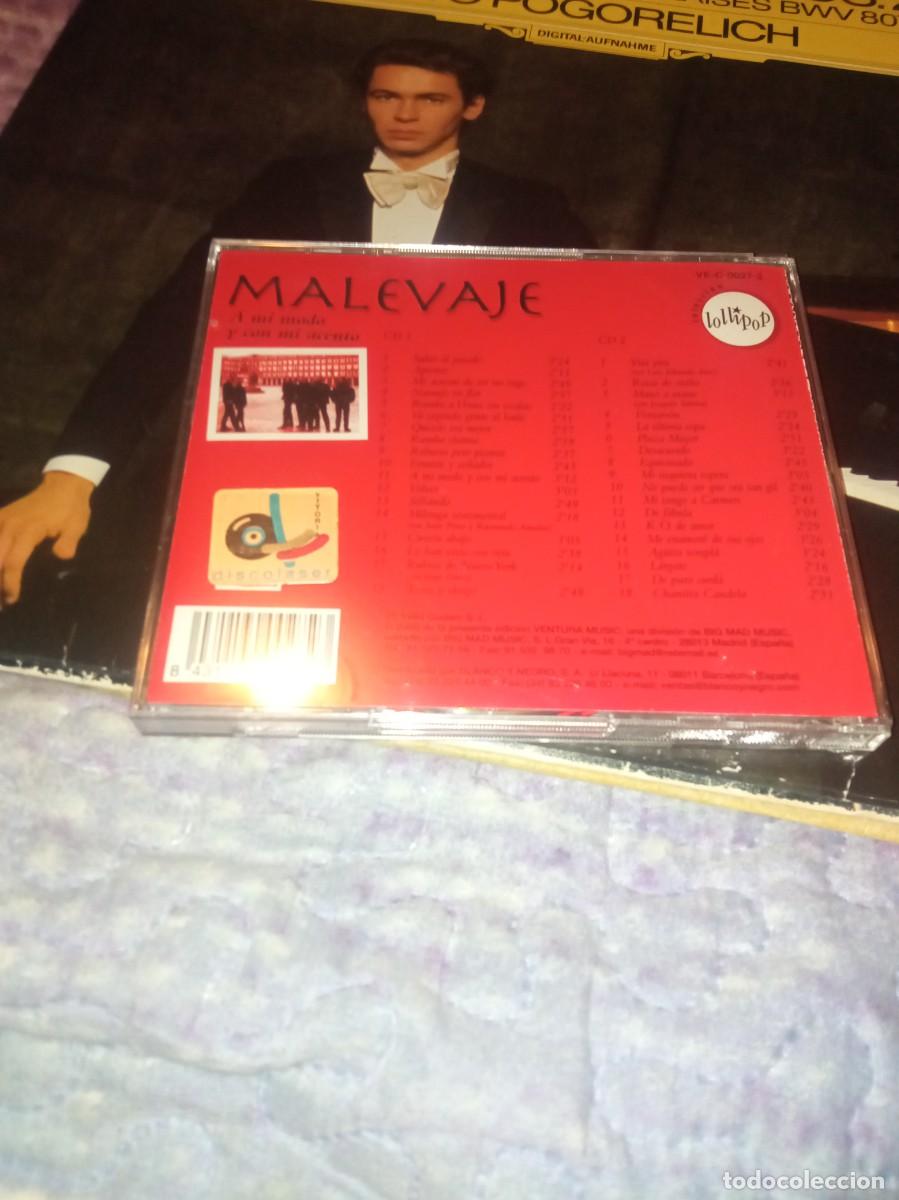 CDs de m&uacute;sica: Malevaje A mi modo... Disco doble - Foto 2