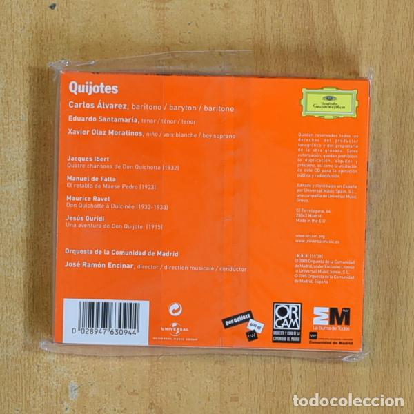 CDs de m&uacute;sica: CARLOS ALVAREZ - QUIJOTES - CD - Foto 2