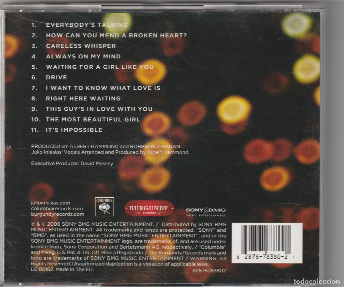 CDs de m&uacute;sica: JULIO IGLESIAS - ROMANTIC CLASSICS (CD SONY 2006) - Foto 2