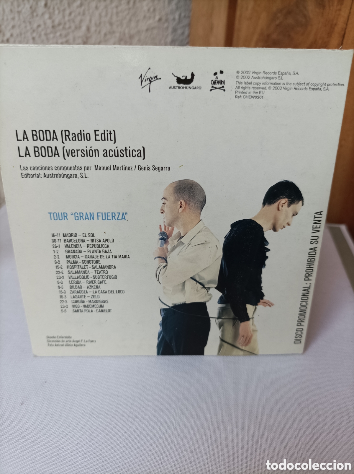 CDs de m&uacute;sica: Astrud. La boda. Cd promo. - Foto 2