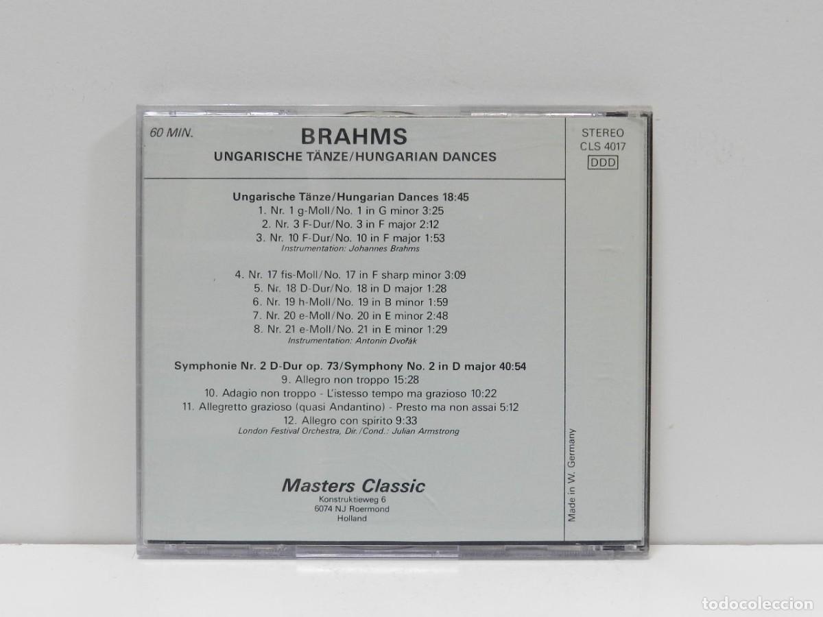 CDs de m&uacute;sica: DISCO CD. Brahms &ndash; Hungarian Dances Symphony No. 2. COMPACT DISC. - Foto 2