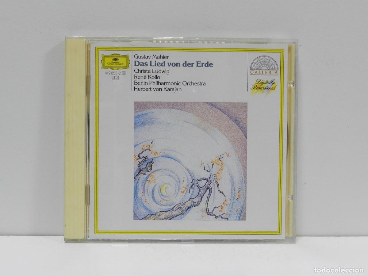 CDs de m&uacute;sica: DISCO CD. Gustav Mahler &ndash; Das Lied Von Der Erde. COMPACT DISC. - Foto 1