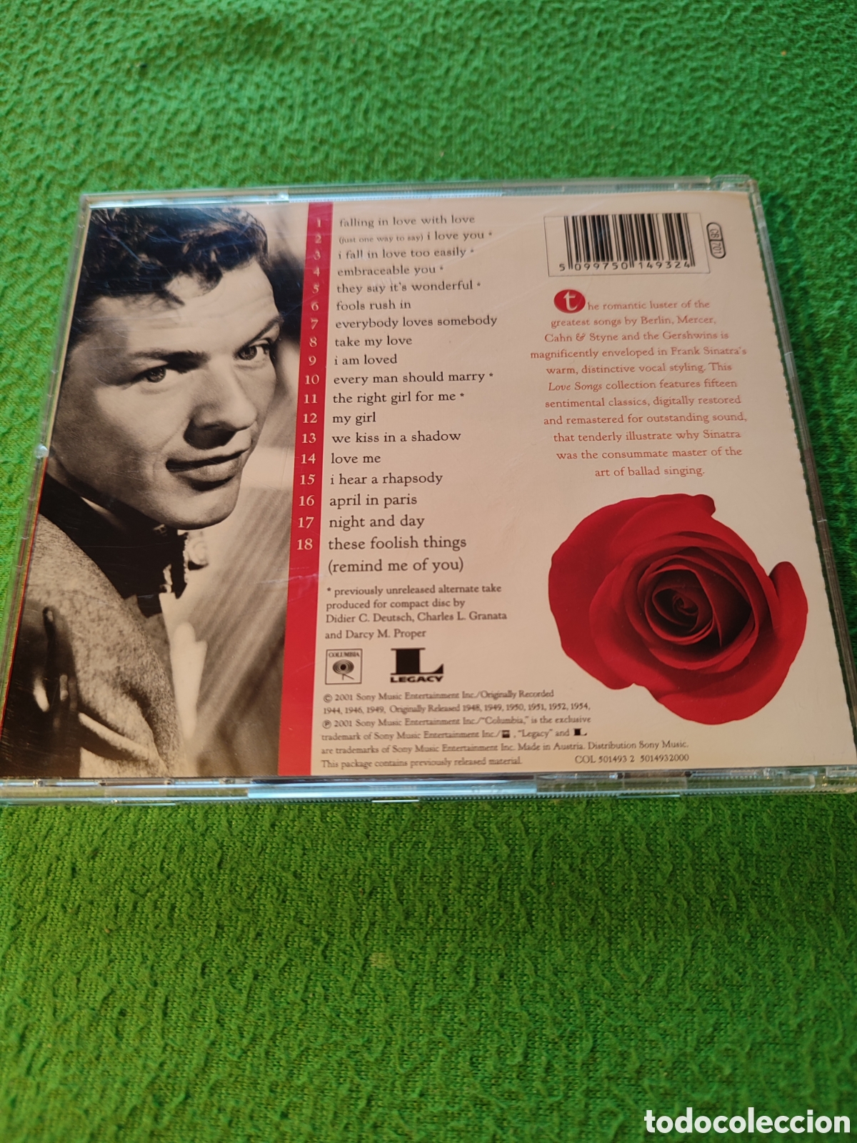 CDs de m&uacute;sica: Frank Sinatra - Love Songs CD - Foto 3