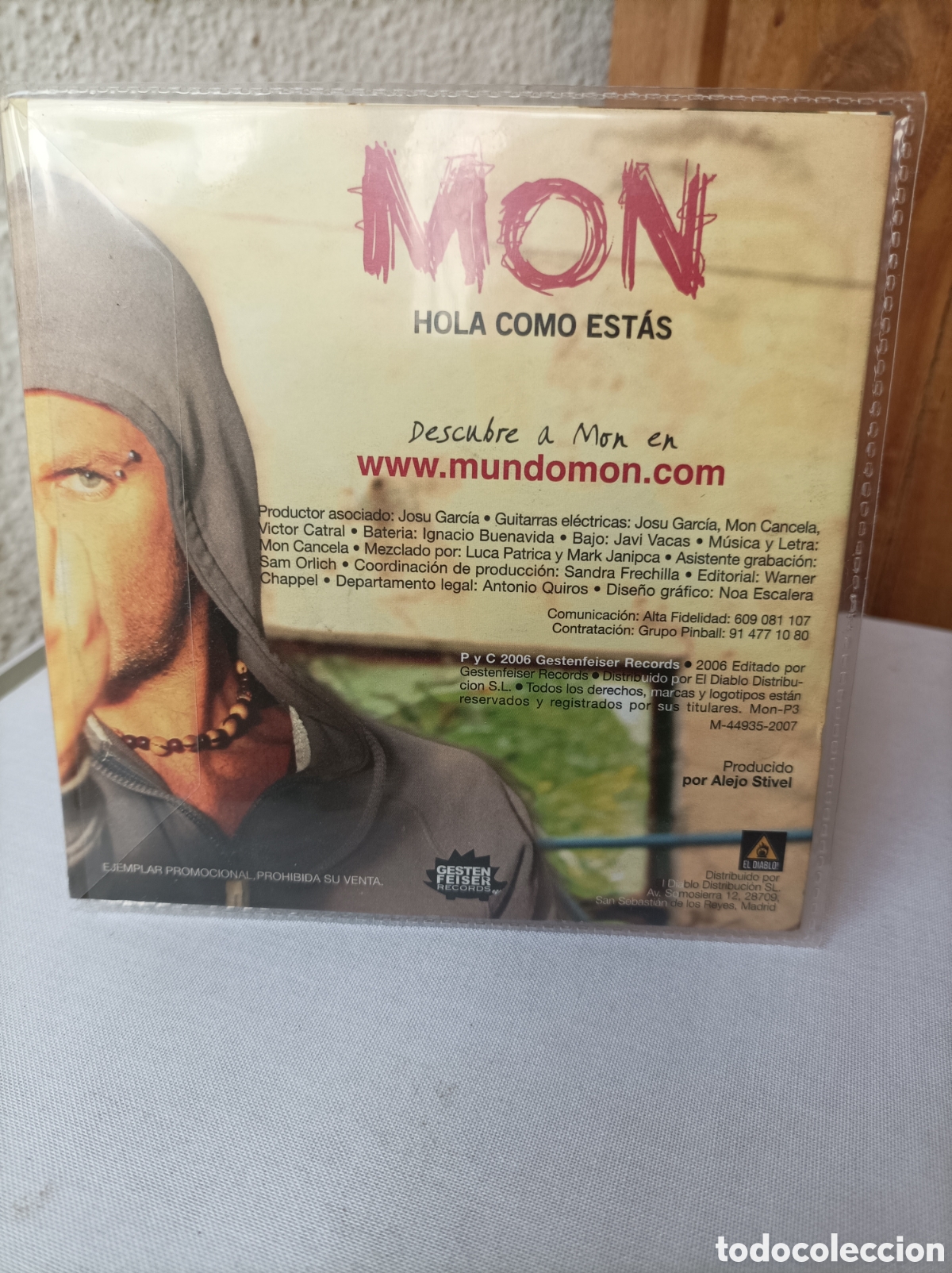 CDs de m&uacute;sica: Mon. Hola c&oacute;mo est&aacute;s. Cd promo - Foto 2