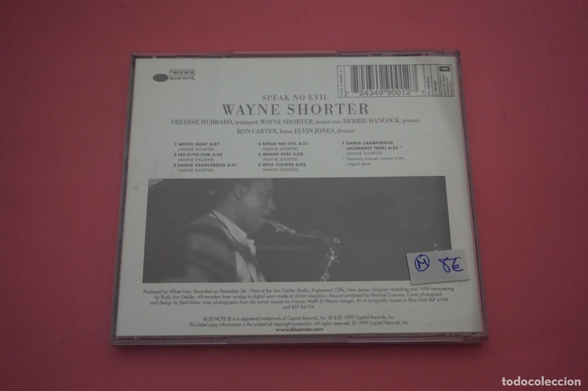 CDs de m&uacute;sica: CD - WAYNE SHORTER - SPEAK NO EVIL - DISCO COMO NUEVO - Foto 3