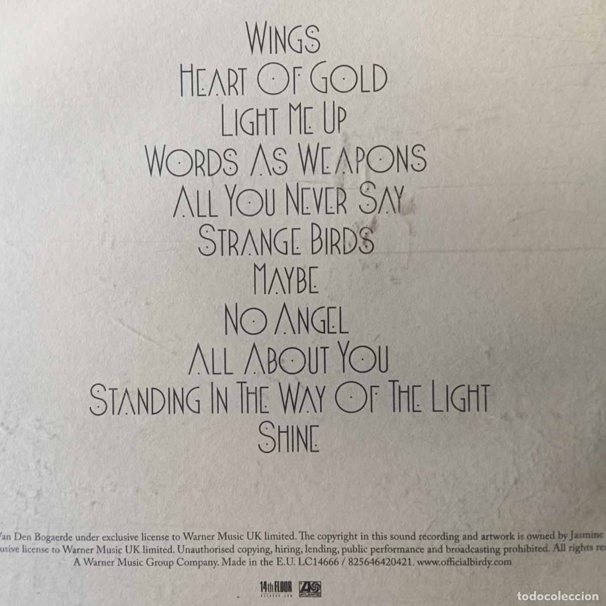 CDs de m&uacute;sica: BIRDY, FIRE WITHIN. CD - Foto 2