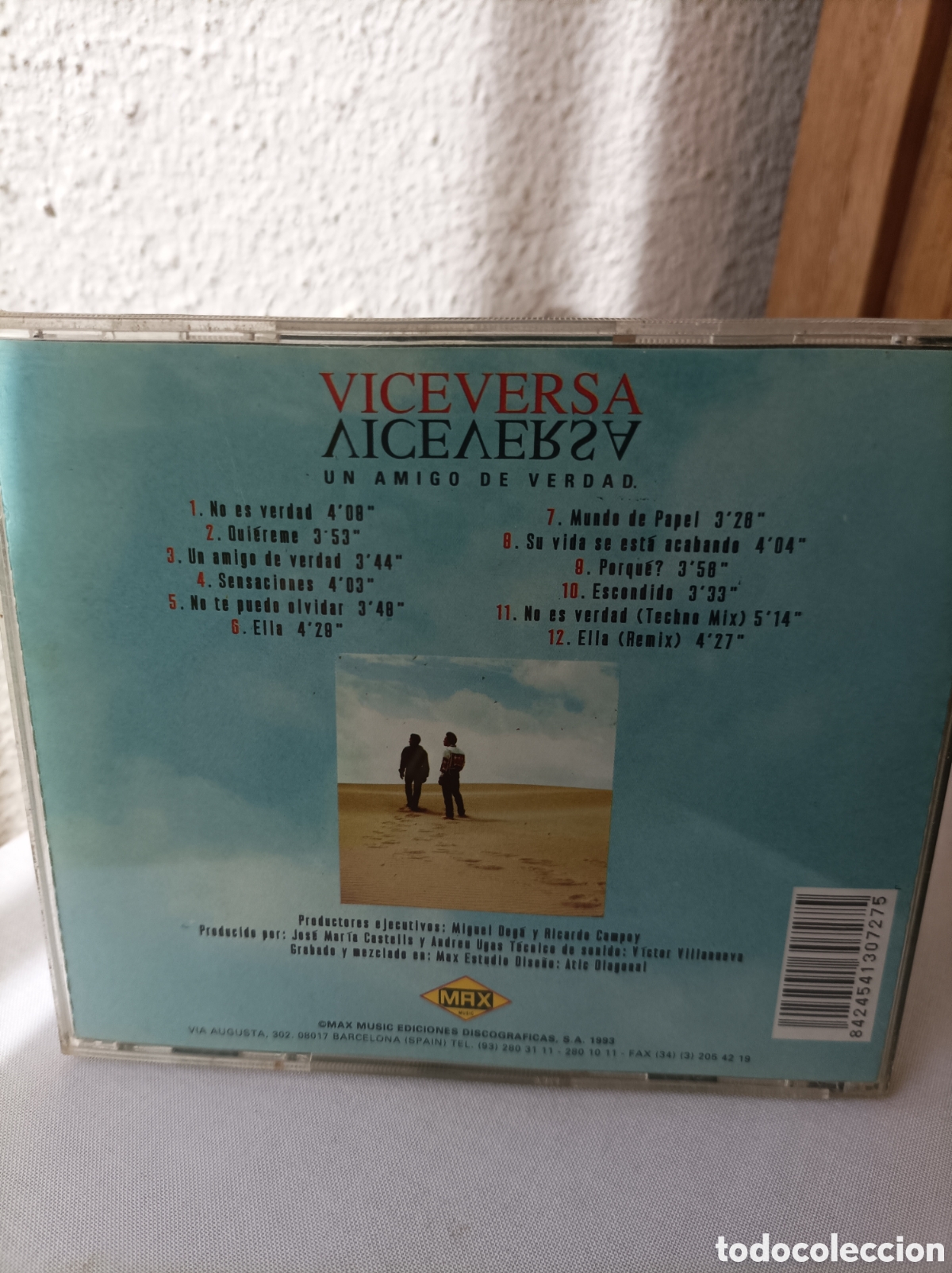 CDs de m&uacute;sica: Viceversa. Un amigo de verdad. Cd - Foto 2