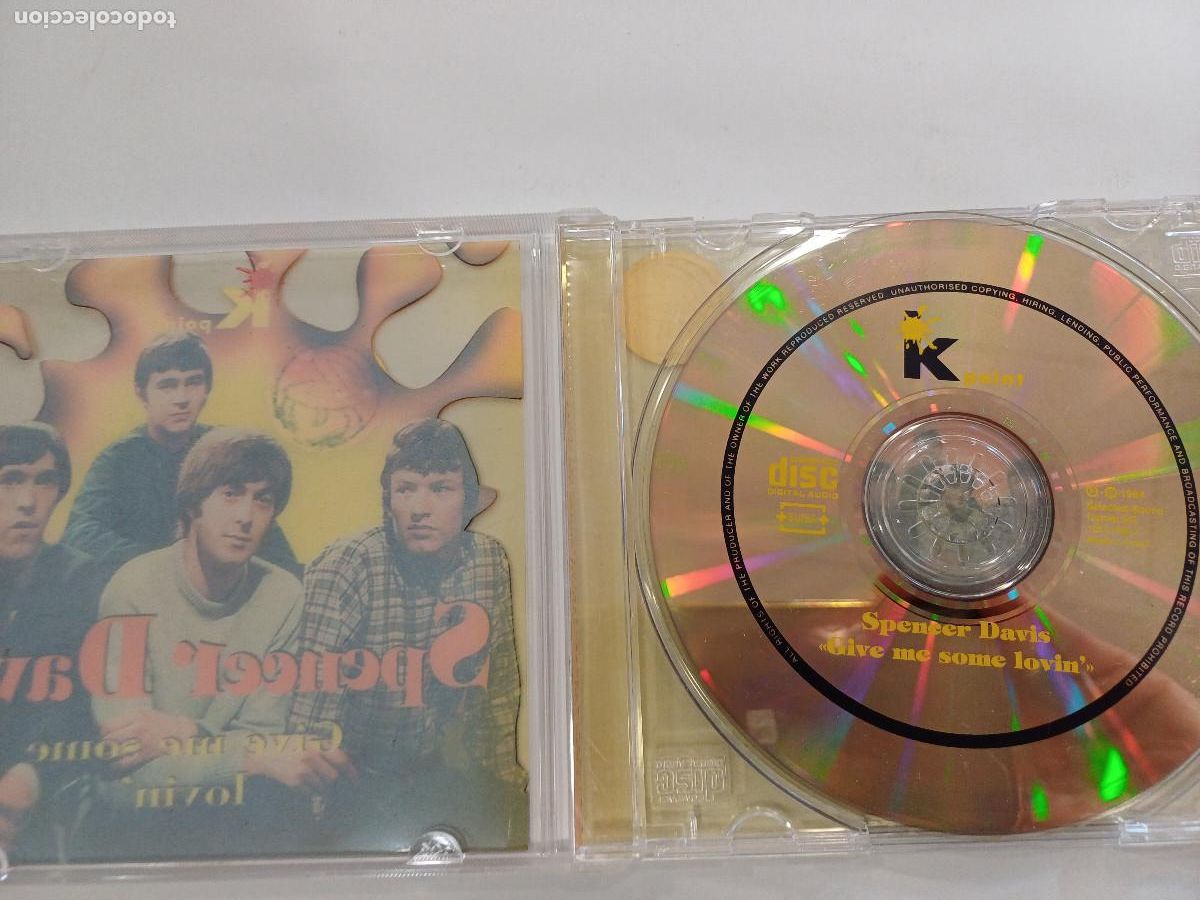 CDs de m&uacute;sica: SPENCER DAVIS/GIVE ME SOME LOVIN/CD. - Foto 2