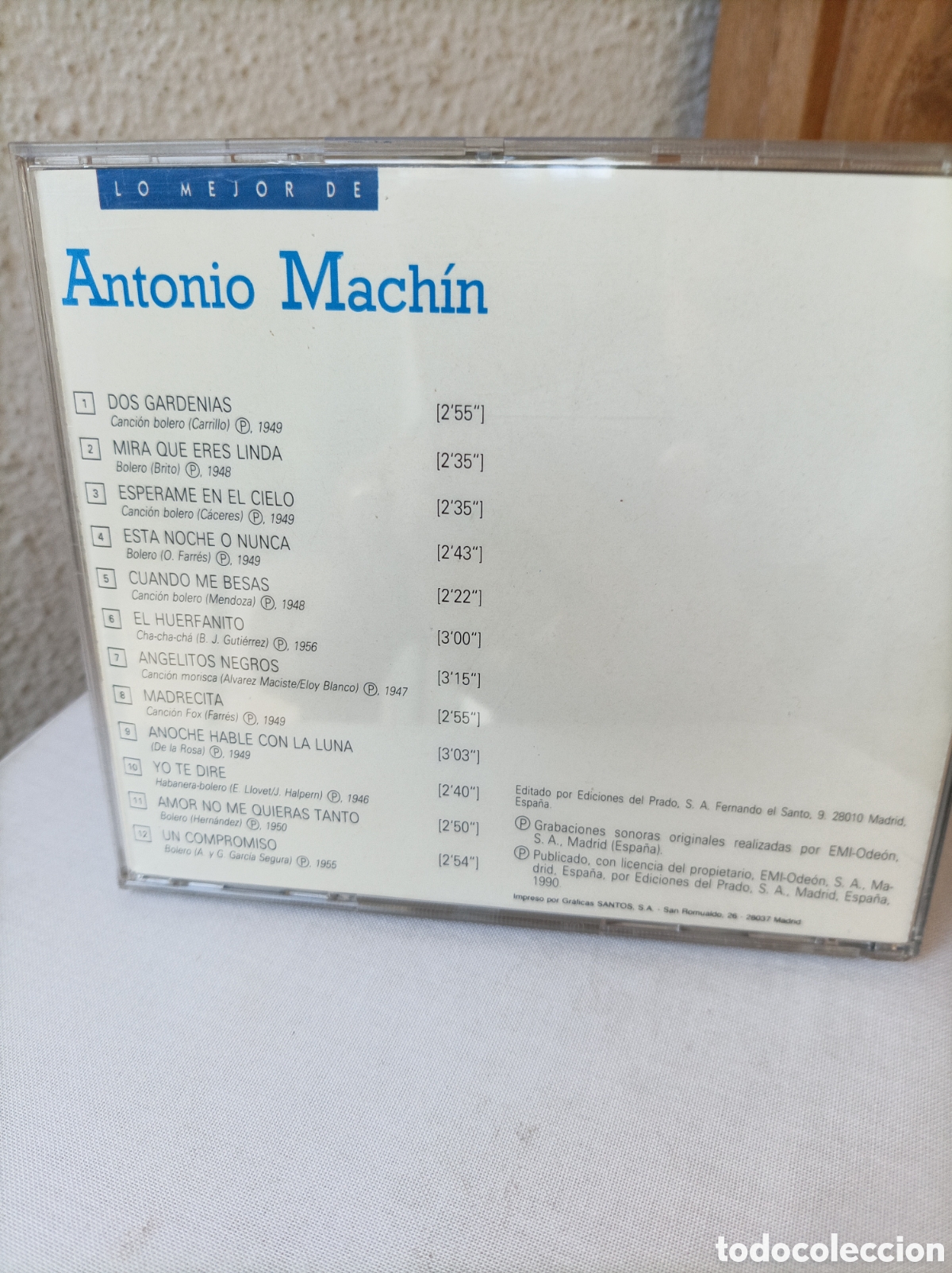 CDs de m&uacute;sica: Antonio Mach&iacute;n. Lo mejor de. Cd - Foto 2