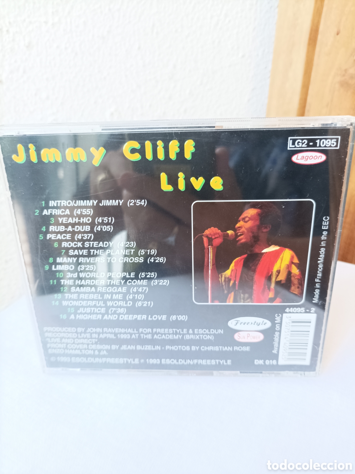 CDs de m&uacute;sica: Jimmy cliff. Live 93. Cd - Foto 2