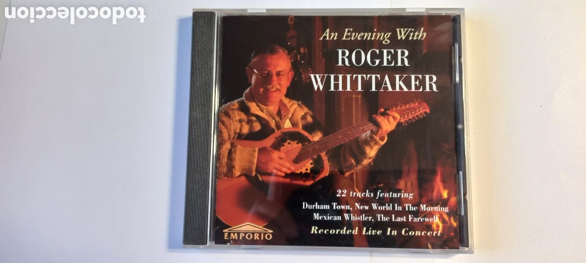CDs de M&uacute;sica: An evening with Roger Whittaker CD 22 temas recorded live in concert Emporio