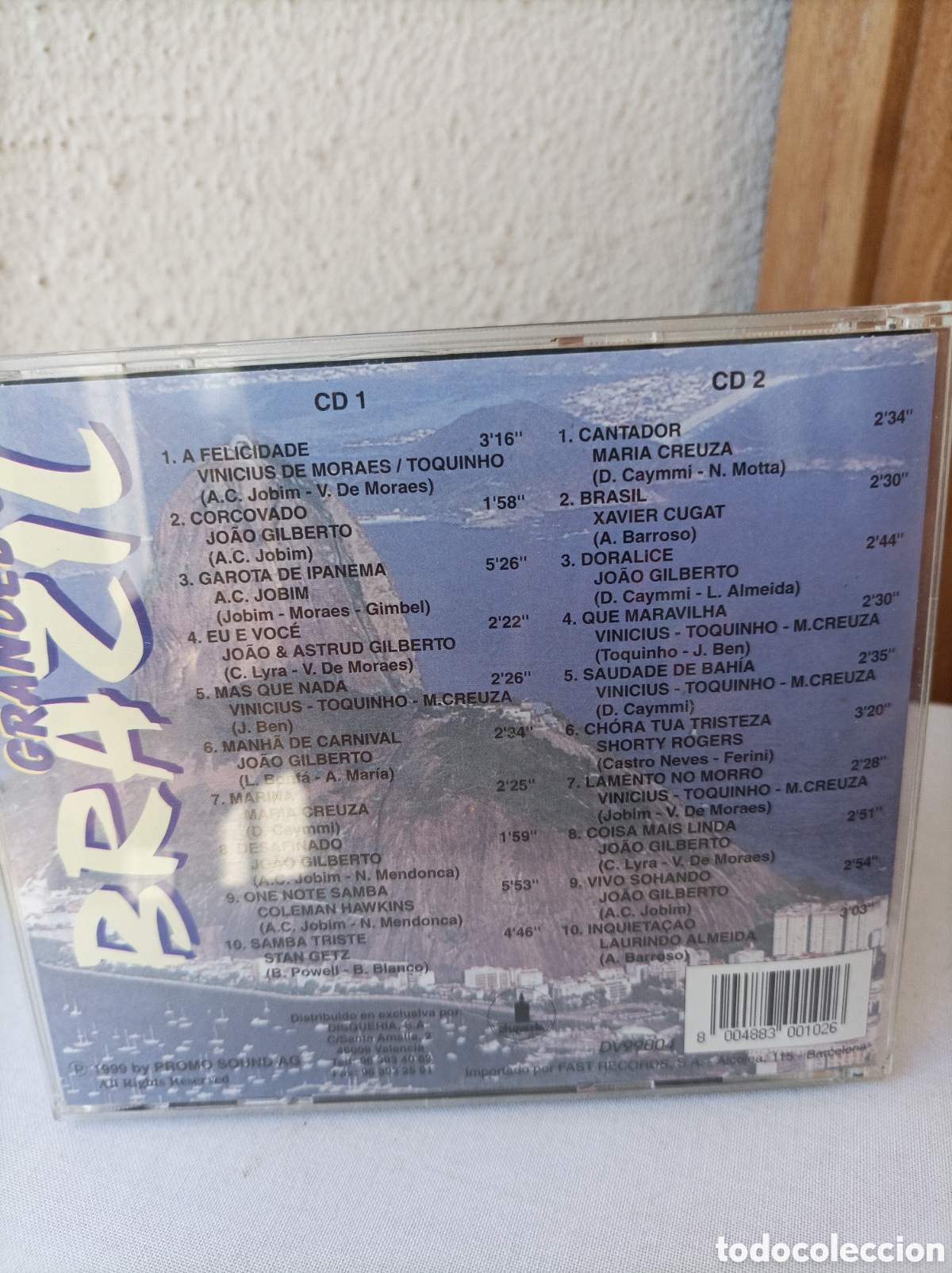 CDs de m&uacute;sica: Grandes de Brazil. Cd. Brasil. 2cds. - Foto 2