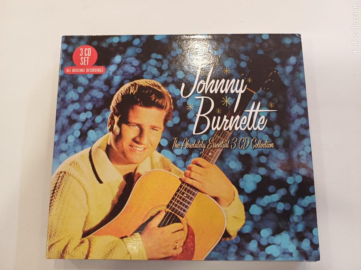 CDs de m&uacute;sica: JOHNNY BURNETTE/THE ABSOLUTELY ESSENTIAL/CD DIGIPACK 3 DISCOS. - Foto 1
