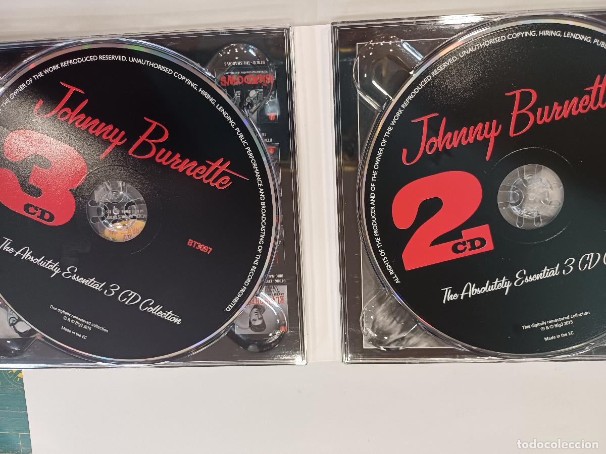 CDs de m&uacute;sica: JOHNNY BURNETTE/THE ABSOLUTELY ESSENTIAL/CD DIGIPACK 3 DISCOS. - Foto 2