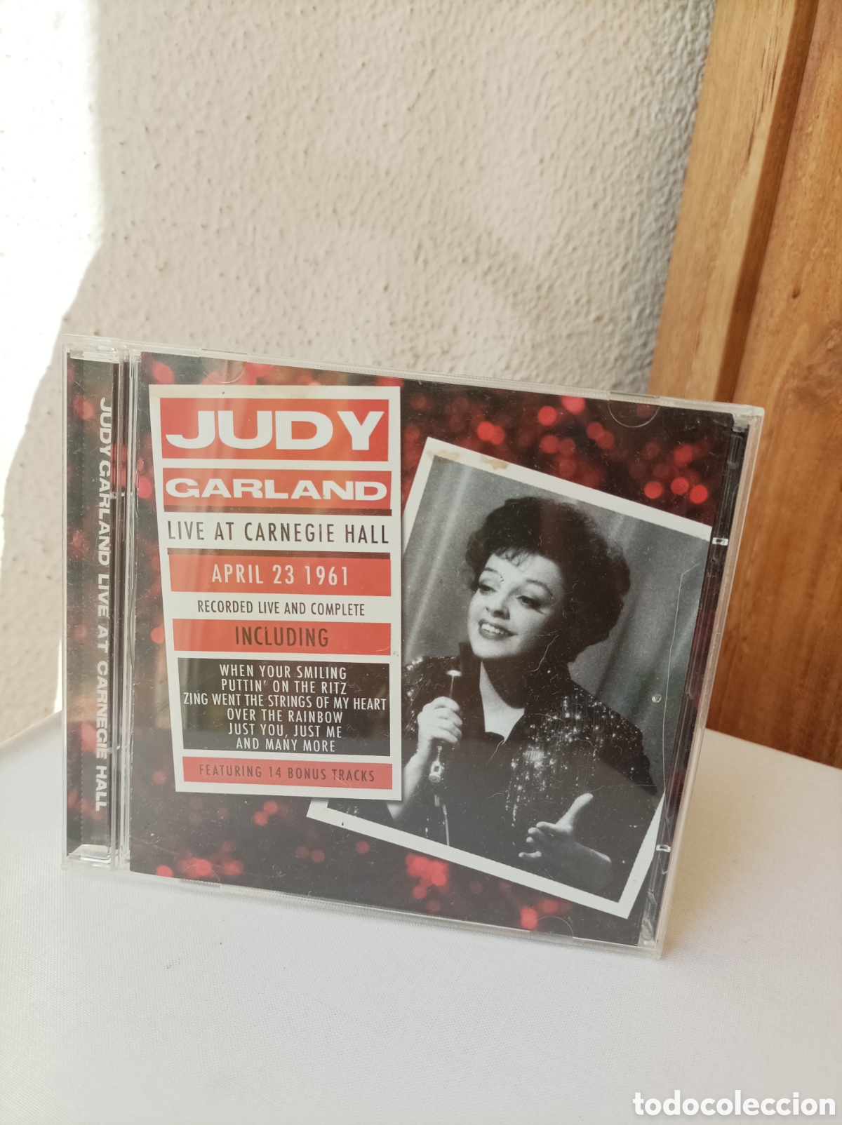 CDs de m&uacute;sica: Judy Garland. Live. 2 cds - Foto 1