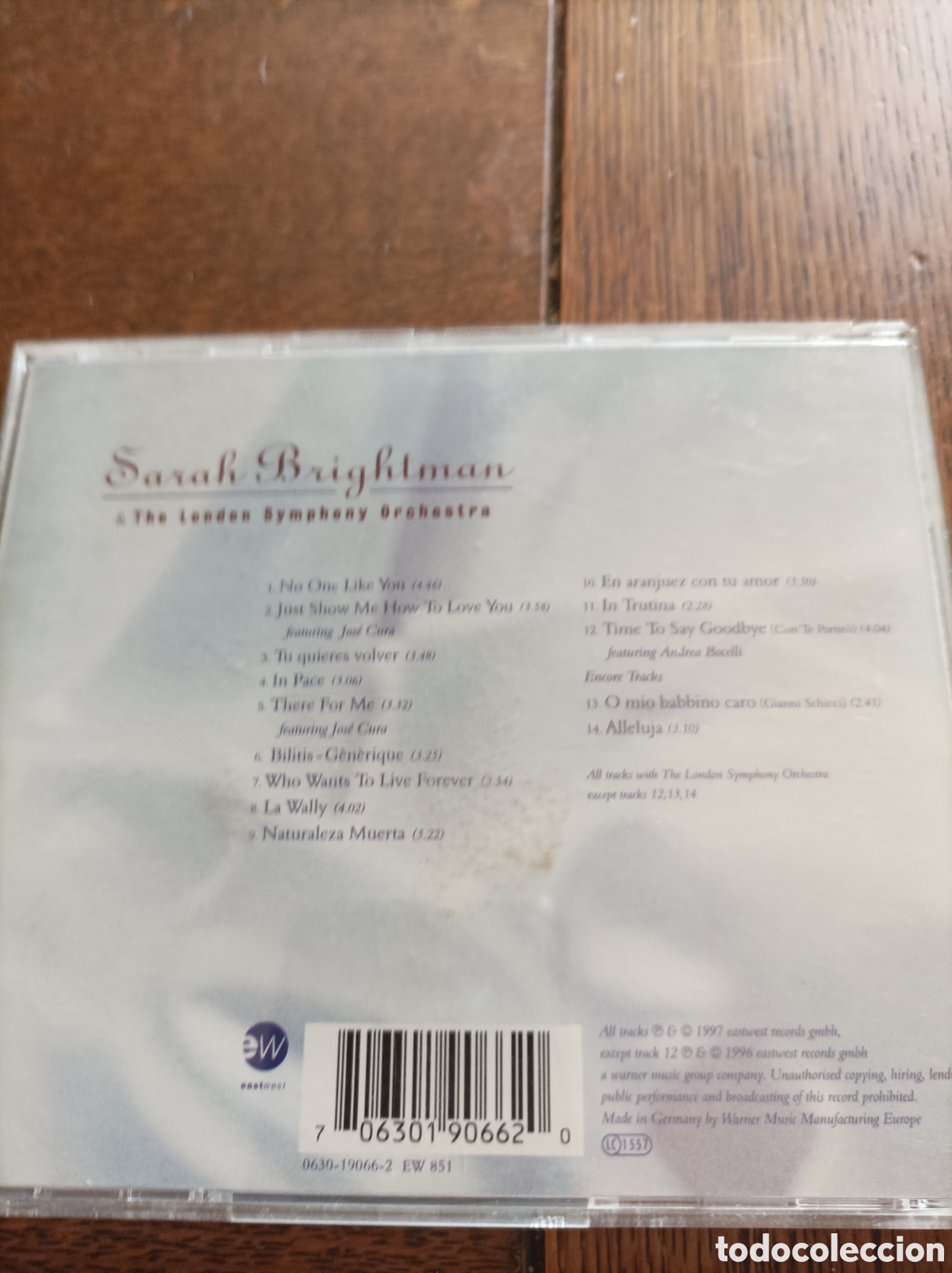 CDs de m&uacute;sica: Sarah Brightman. Timeless. Cd - Foto 2