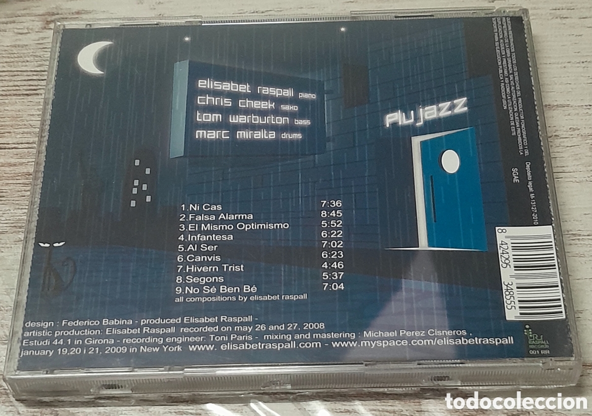 CDs de m&uacute;sica: ELISABET RASPALL QUARTET - PLUJAZZ - Foto 2