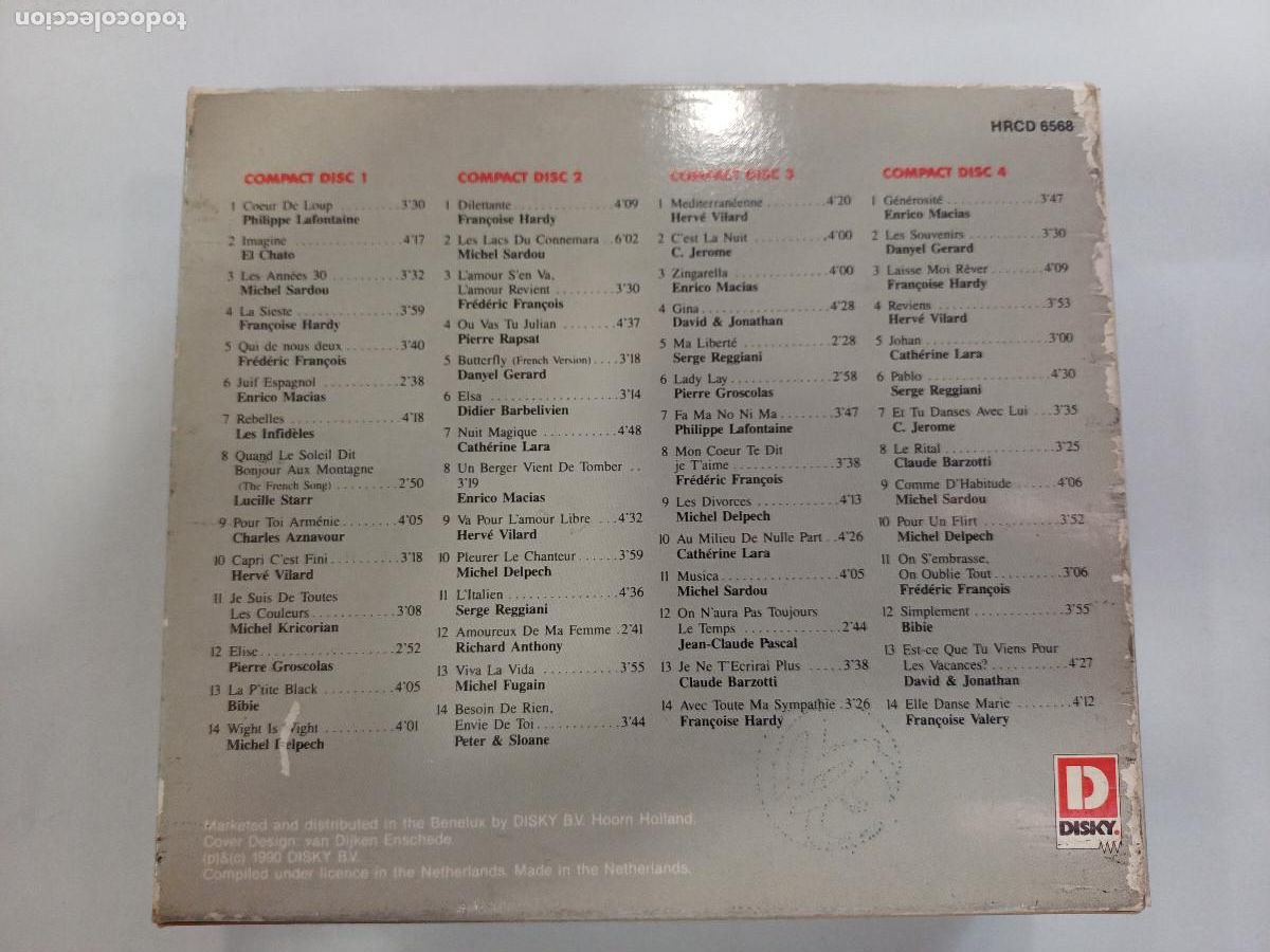 CDs de m&uacute;sica: LA COLLECTION/FRANCAISE/4 CDS. - Foto 5