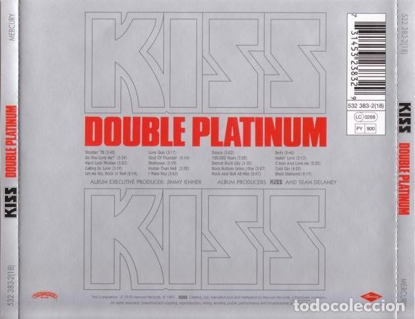 CDs de m&uacute;sica: Kiss &ndash; Double Platinum - CD - Foto 2