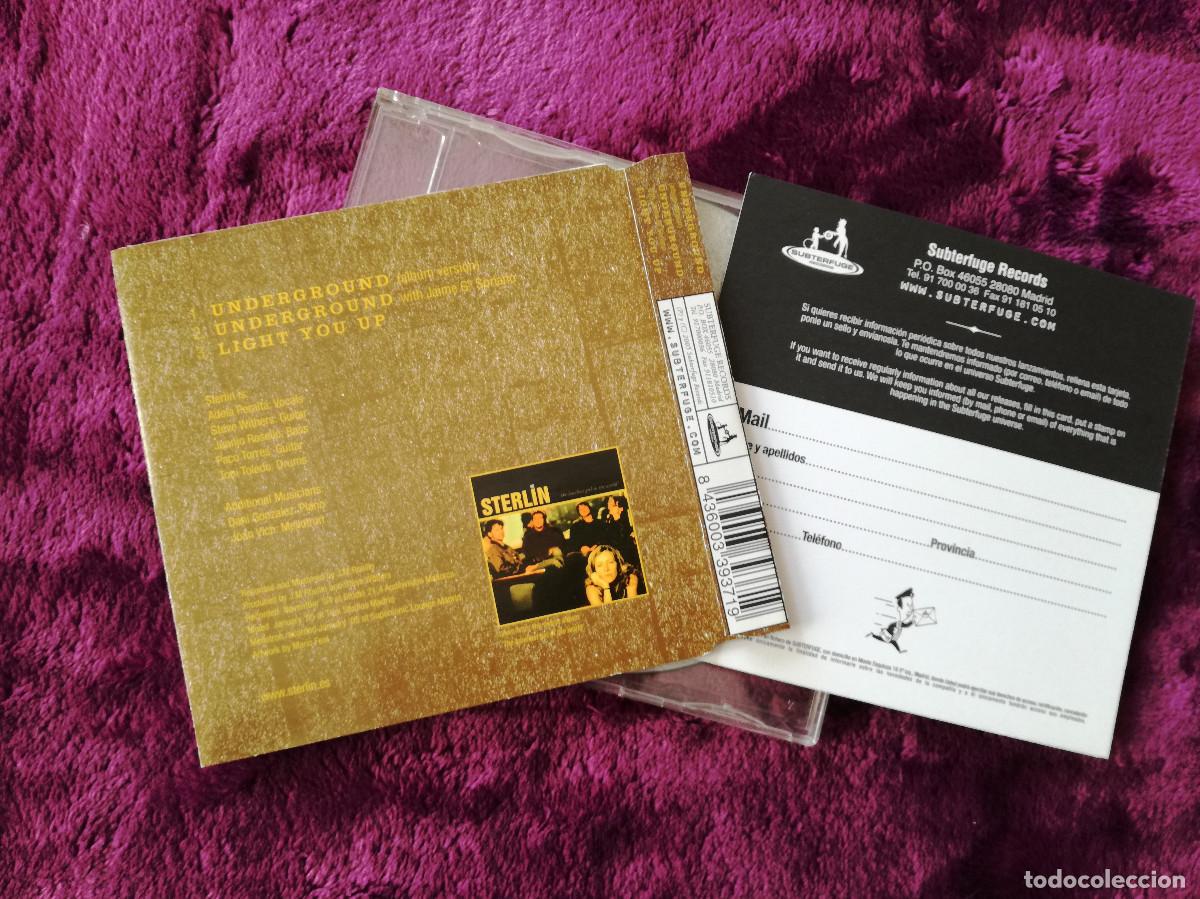 CDs de m&uacute;sica: STERLIN - UNDERGROUND - CD SINGLE - PEDIDO MINIMO 7&euro; - Foto 2