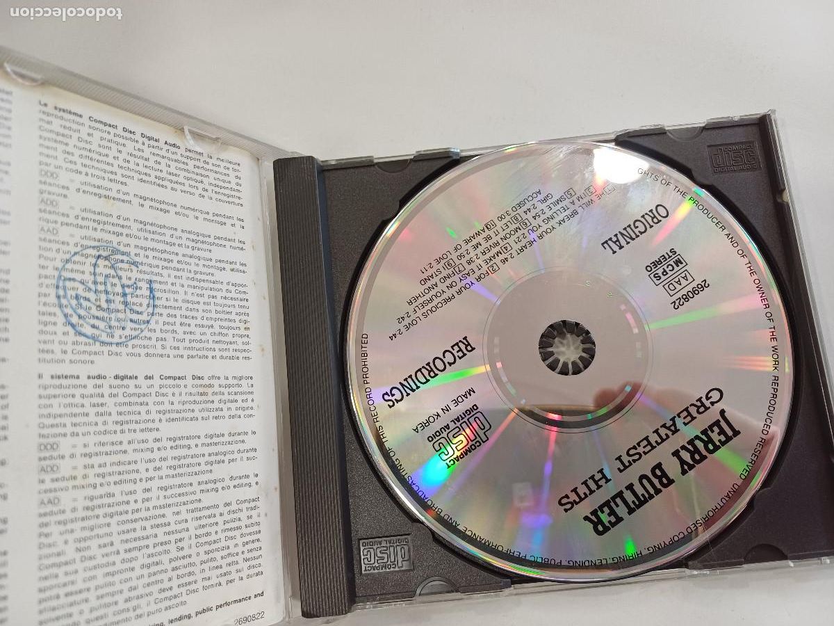 CDs de m&uacute;sica: JERRY BUTLER/GREATEST HITS/CD. - Foto 2