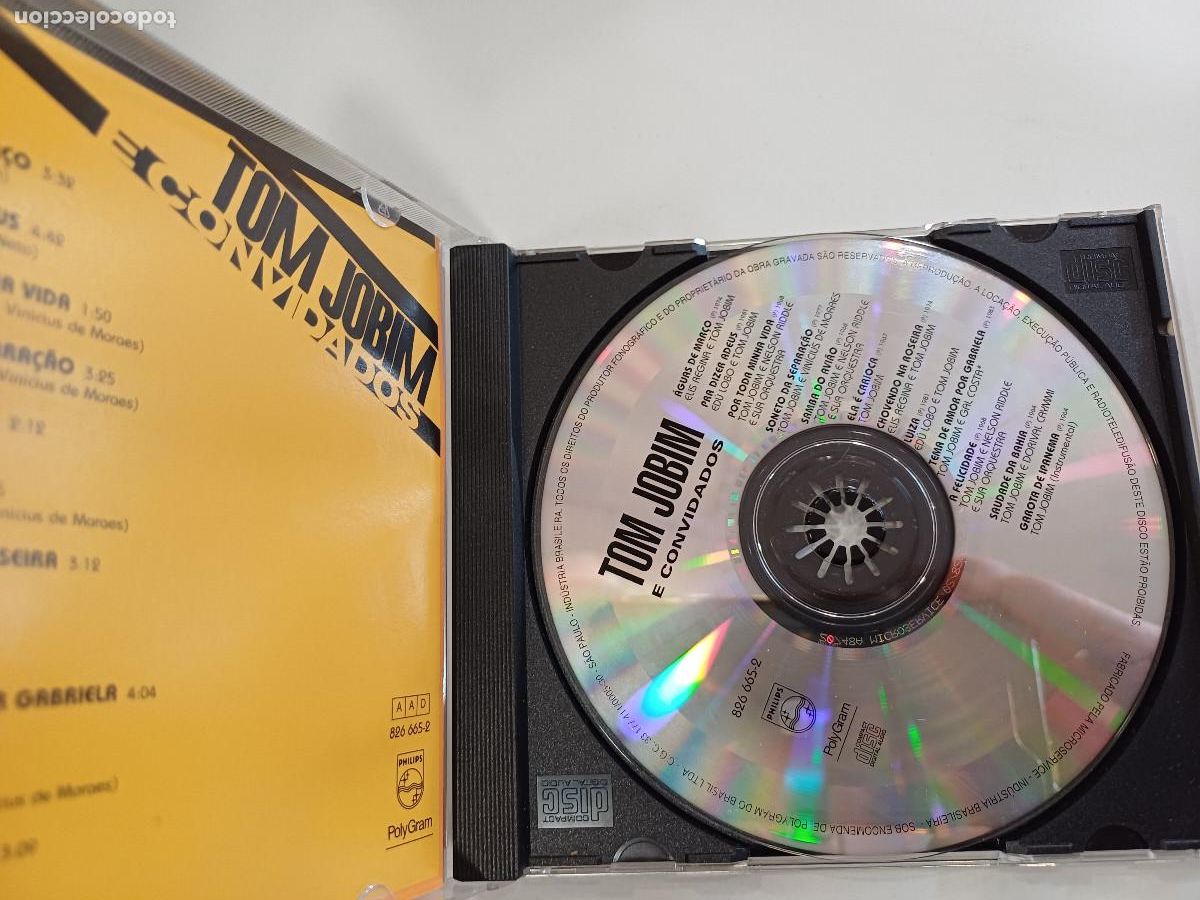 CDs de m&uacute;sica: TOM JOBIM/E CONVIDADOS/CD. - Foto 2