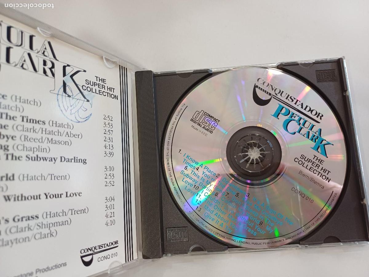 CDs de m&uacute;sica: PETULA CLARK/THE SUPER HITS COLLECTION/CD. - Foto 2