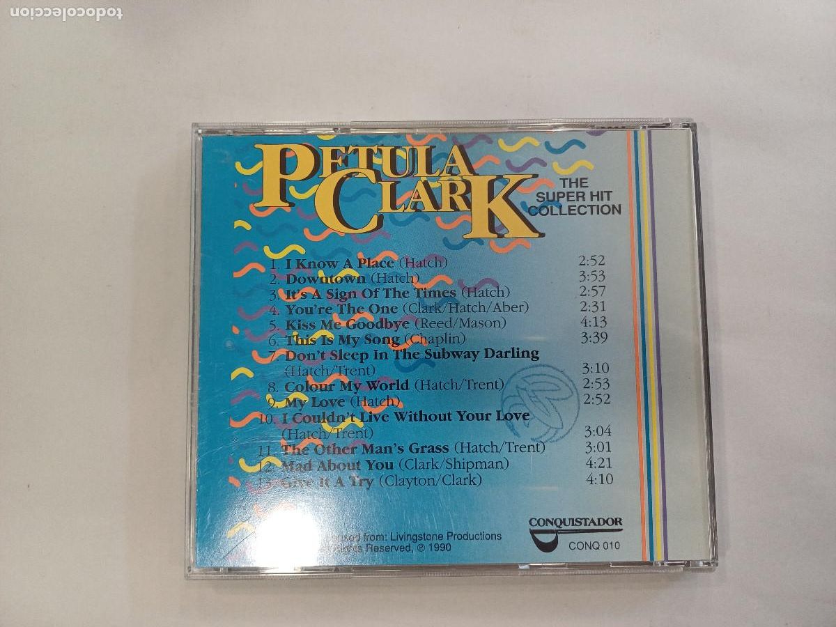 CDs de m&uacute;sica: PETULA CLARK/THE SUPER HITS COLLECTION/CD. - Foto 3