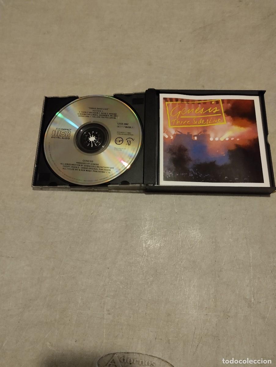 CDs de m&uacute;sica: Genesis Doble CD Three Sides Live RE UK - Foto 2