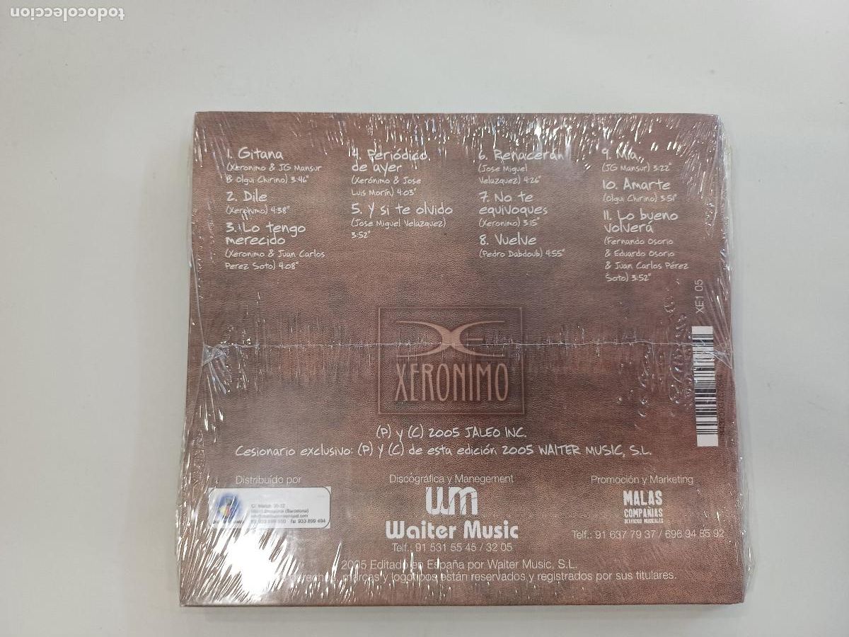 CDs de m&uacute;sica: XERONIMO/CD DIGIPACK PRECINTADO. - Foto 2