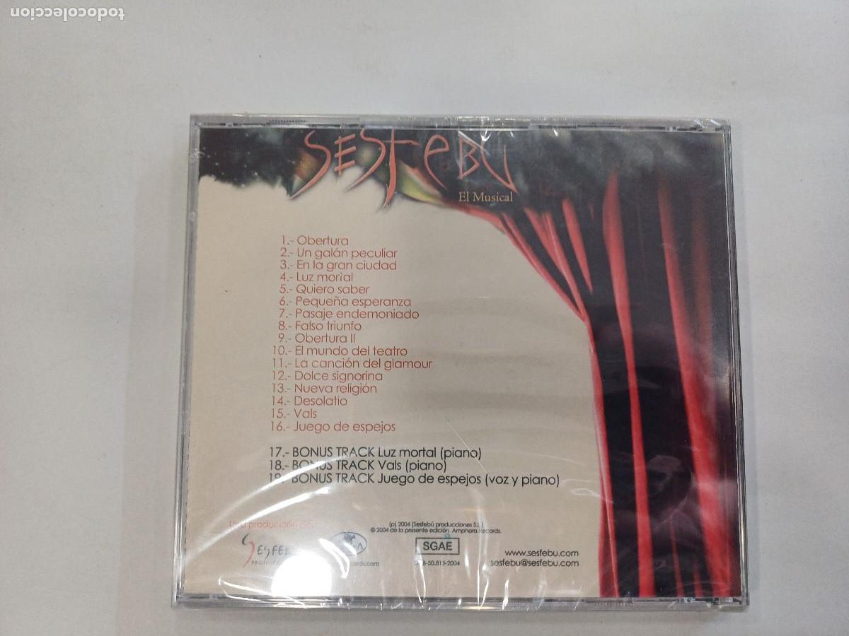 CDs de m&uacute;sica: SESFEBU/EL MUSICAL/CD PRECINTADO. - Foto 2