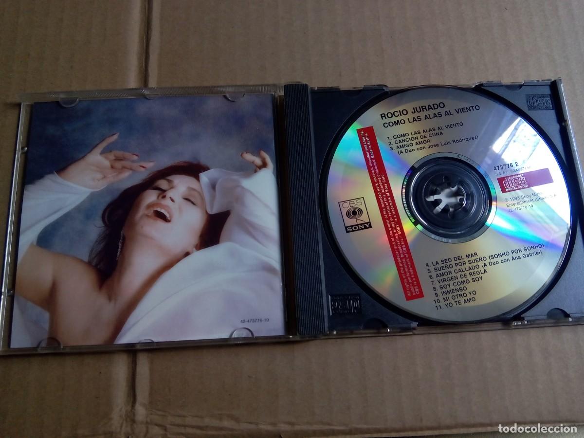 CDs de m&uacute;sica: ROC&Iacute;O JURADO. COMO LAS ALAS AL VIENTO - Foto 4