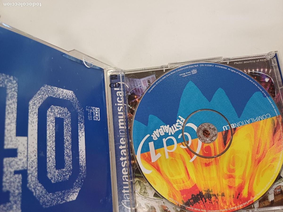 CDs de m&uacute;sica: FESTIVALBAR 2003 COMPILATION BLU/2 CDS . - Foto 2