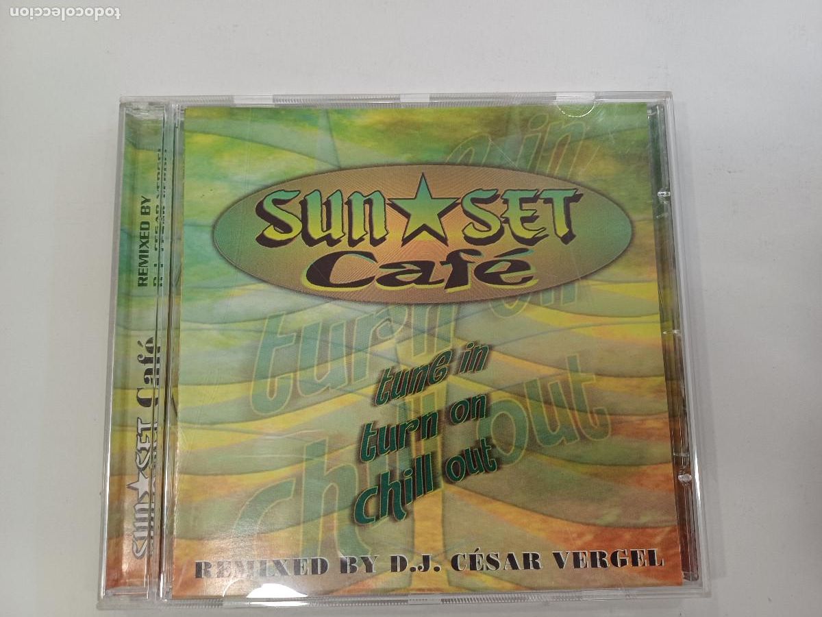 CDs de m&uacute;sica: SUN SET CAFE/REMIXED BY D.J.CESAR VERGEL/CD. - Foto 1