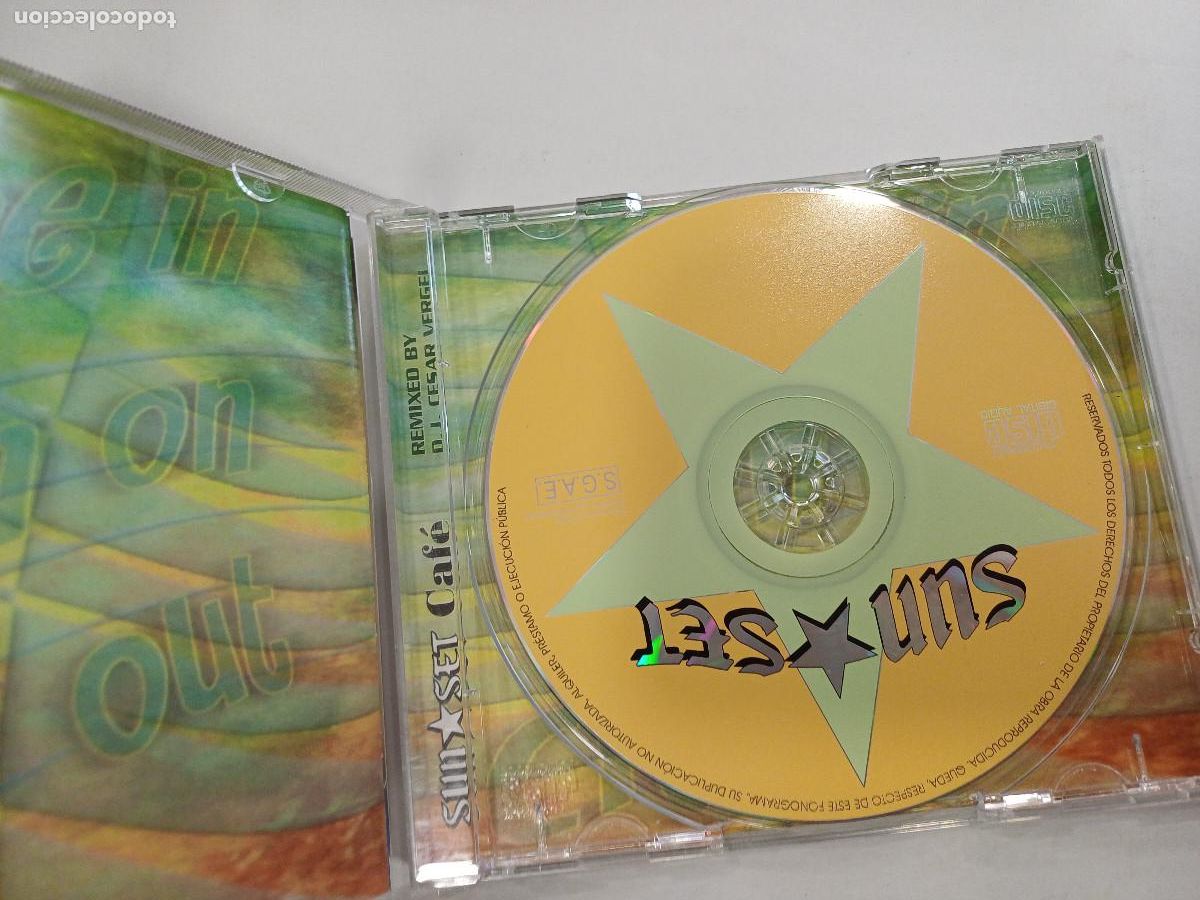 CDs de m&uacute;sica: SUN SET CAFE/REMIXED BY D.J.CESAR VERGEL/CD. - Foto 2