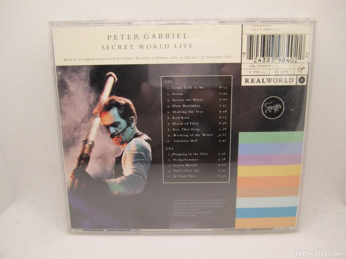 CDs de m&uacute;sica: doble cd peter gabriel realworld live - Foto 4