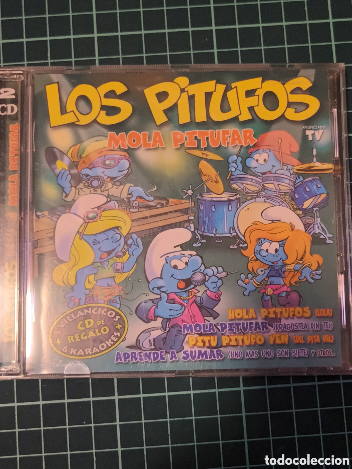 CDs de M&uacute;sica: Los pitufos mola pitufar 2cds