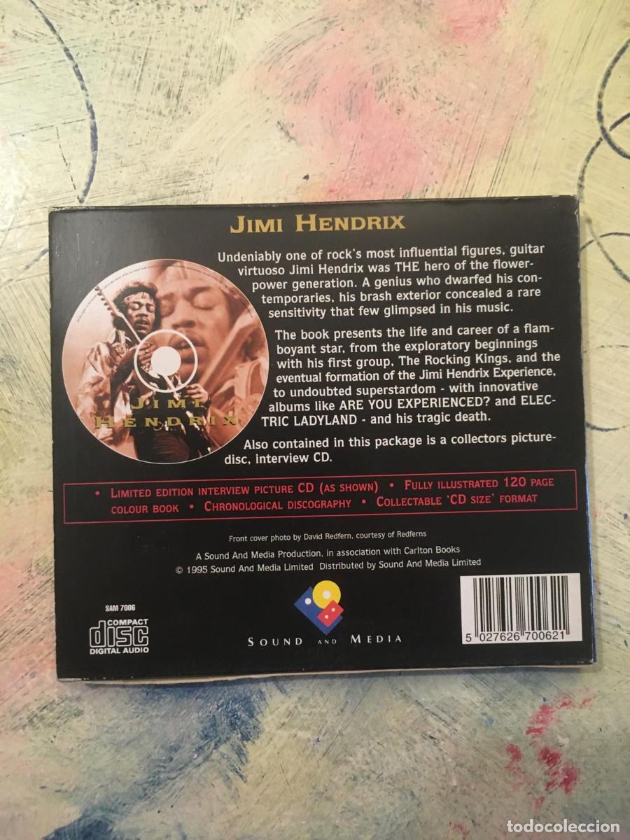 CDs de m&uacute;sica: Jimi Hendrix interview disc & fully illustrated book - Foto 2