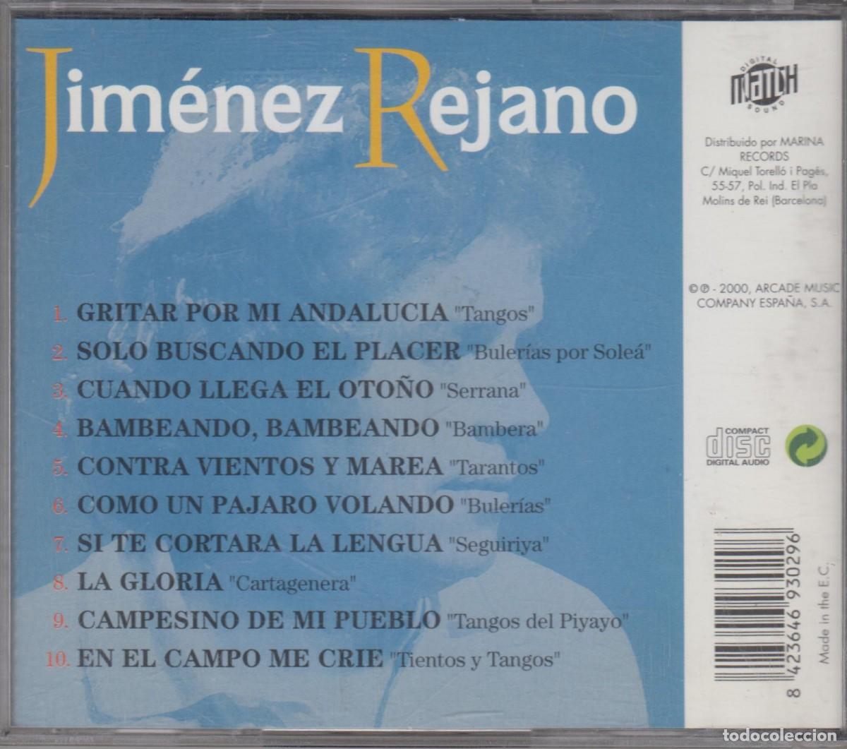 CDs de m&uacute;sica: Jim&eacute;nez Rejano cd 1999 - Foto 2