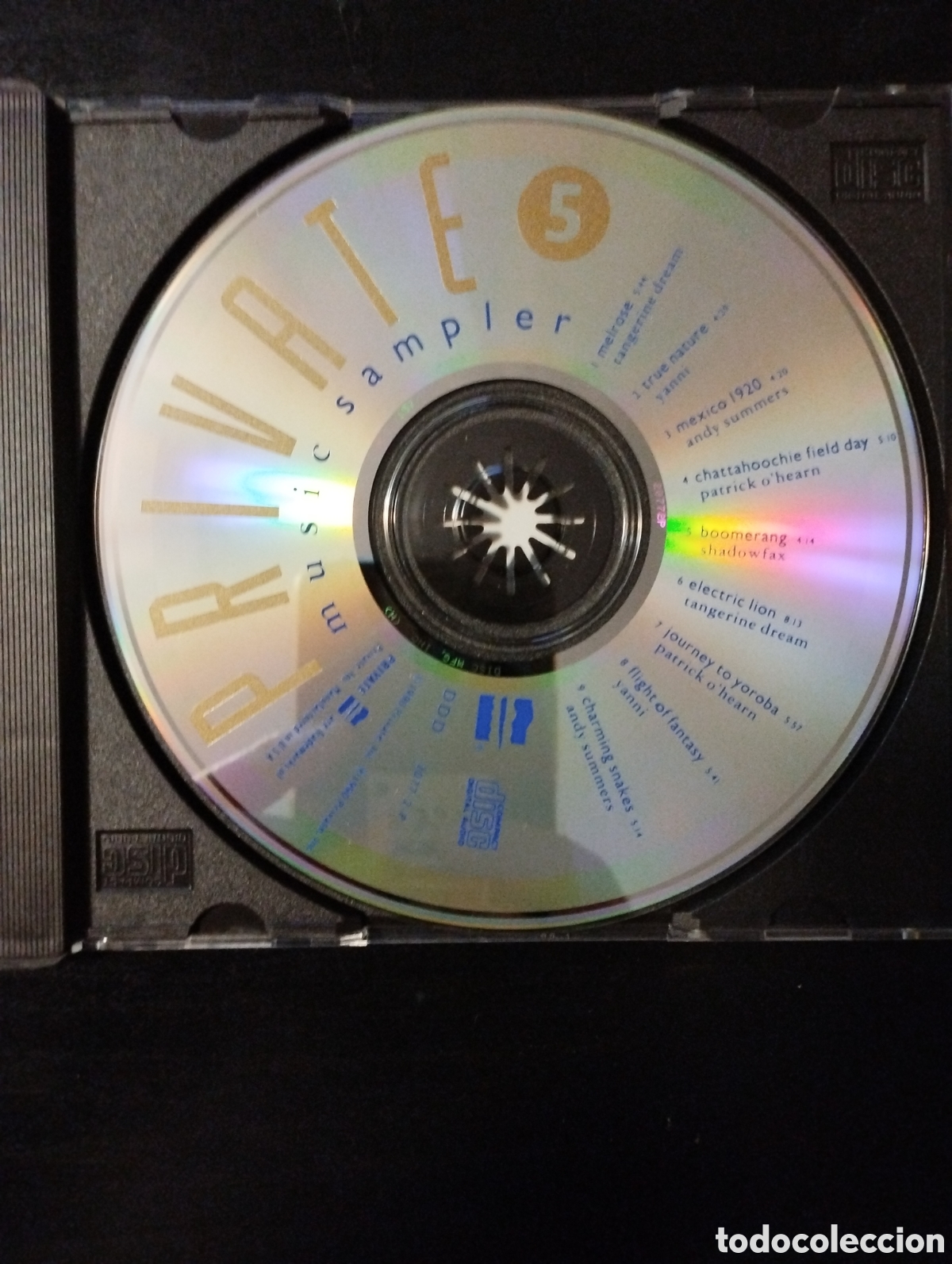 CDs de m&uacute;sica: Varios &ndash; Private Music Sampler 5. CD Sampler. Canad&agrave;, 1990 - Foto 3