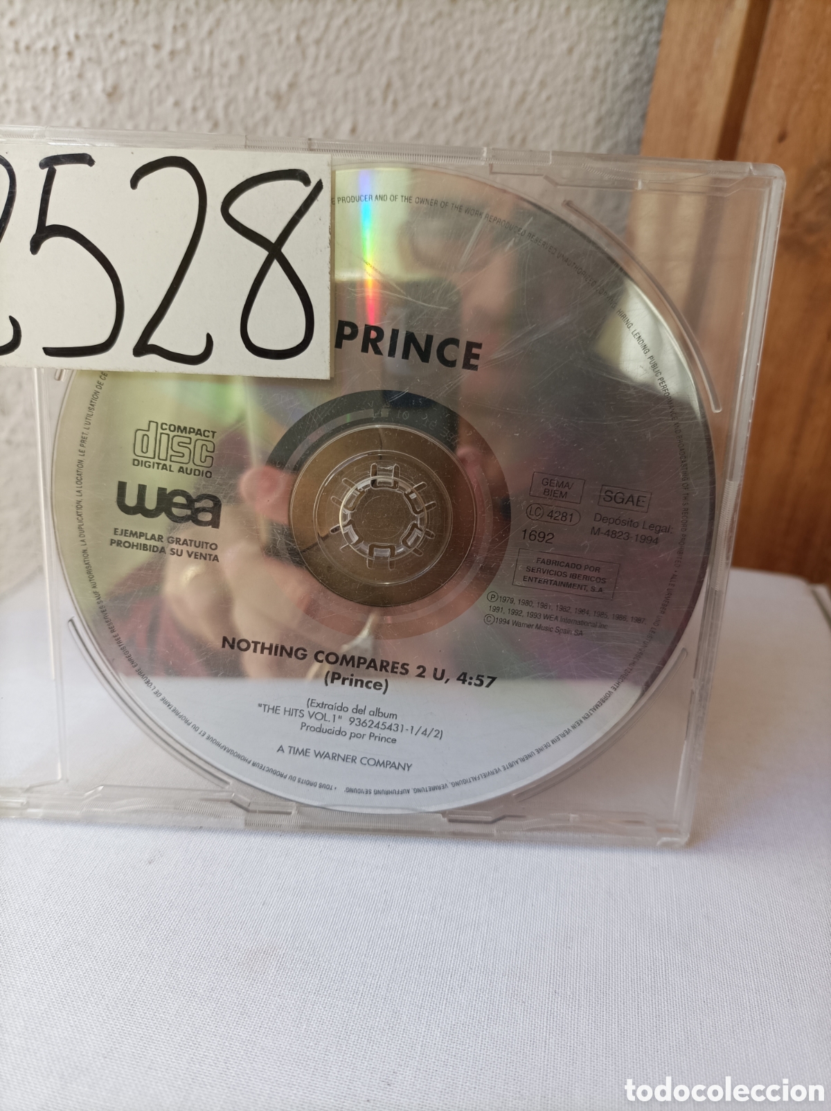 CDs de m&uacute;sica: Prince. Nothing compares 2 u. Cd promo. - Foto 1