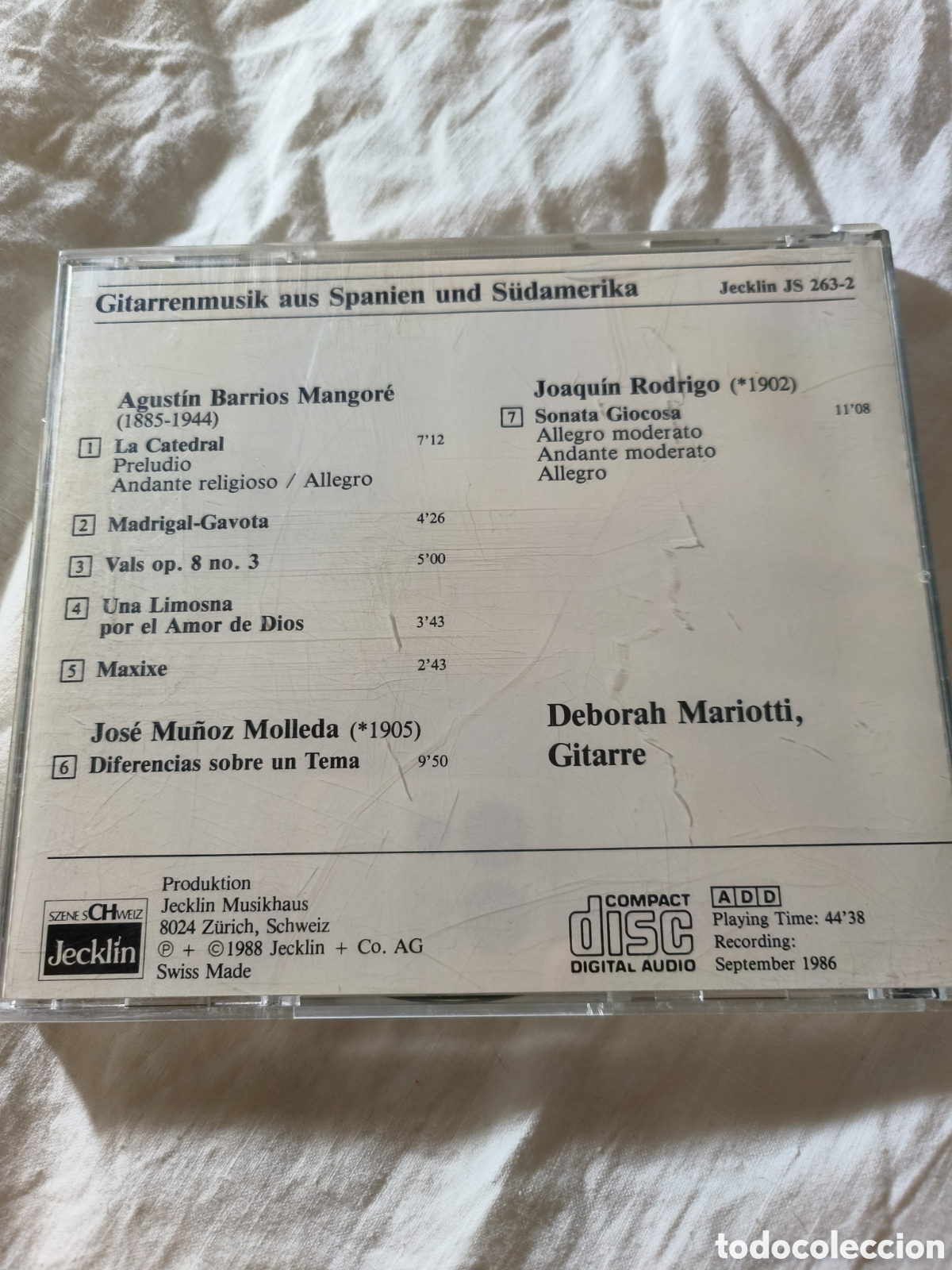CDs de m&uacute;sica: CD Deborah Marriotti - Foto 2
