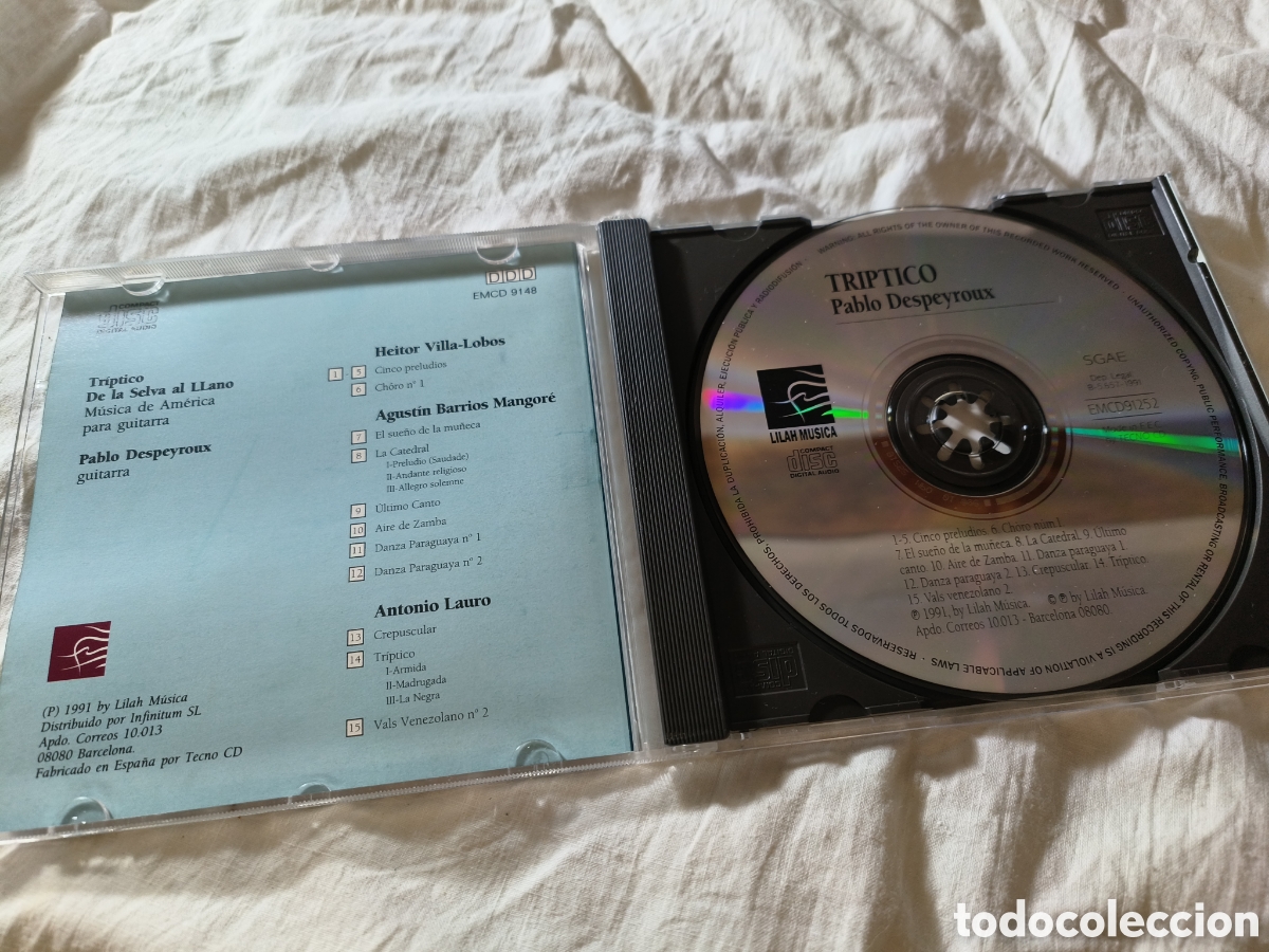 CDs de m&uacute;sica: CD Pablo Despeyroux. Guitarra - Foto 2