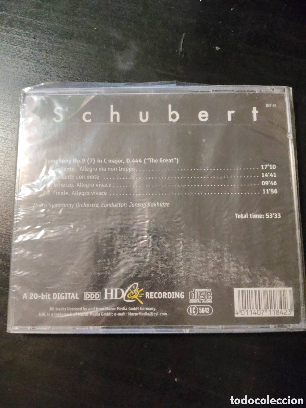 CDs de m&uacute;sica: schubert symphony No.9 cd album - Foto 2