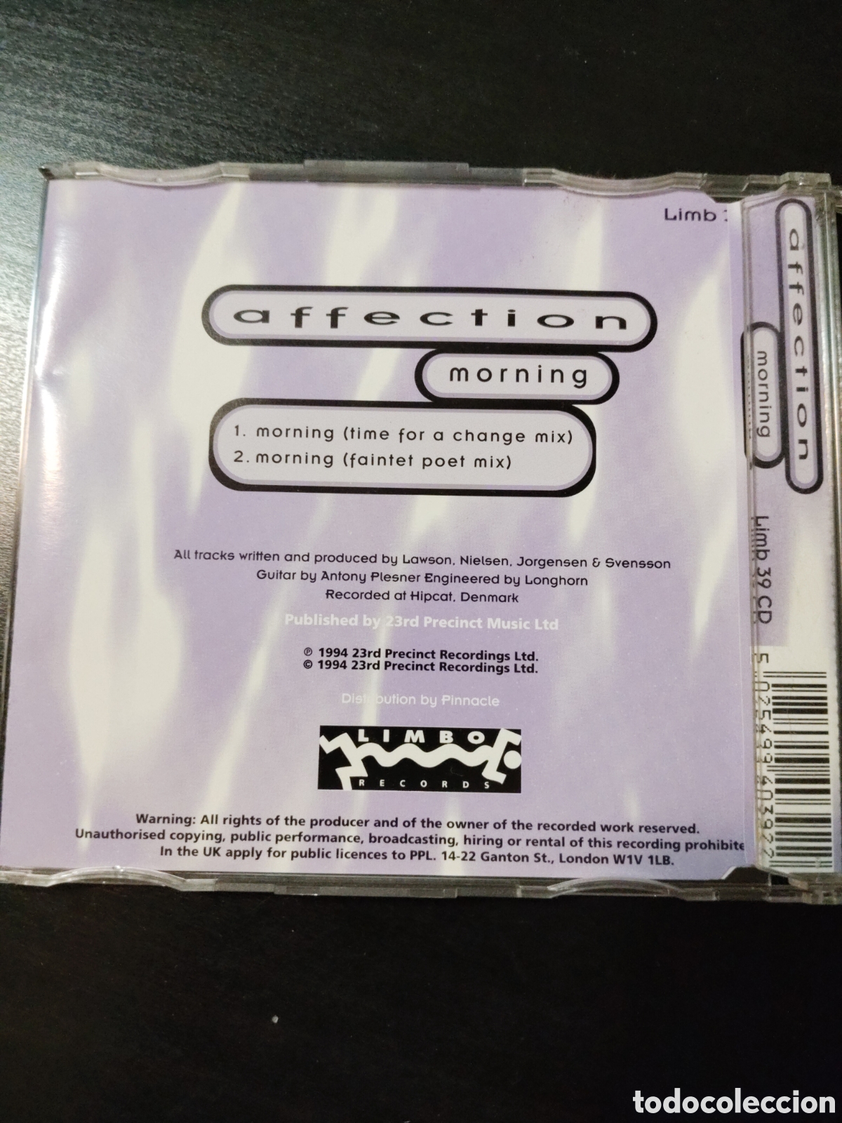 CDs de m&uacute;sica: Affection&nbsp;&ndash;&nbsp;Morning. CD. single. 1994, UK - Foto 3
