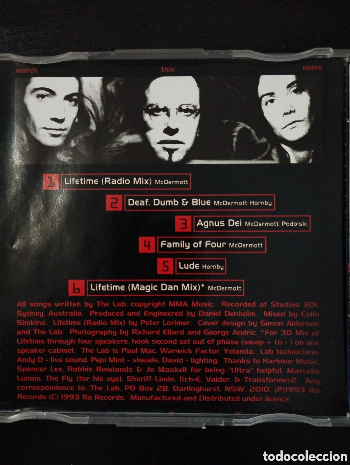 CDs de m&uacute;sica: The Lab &ndash; Terminal. CD, EP, 1993, Australia - Foto 2