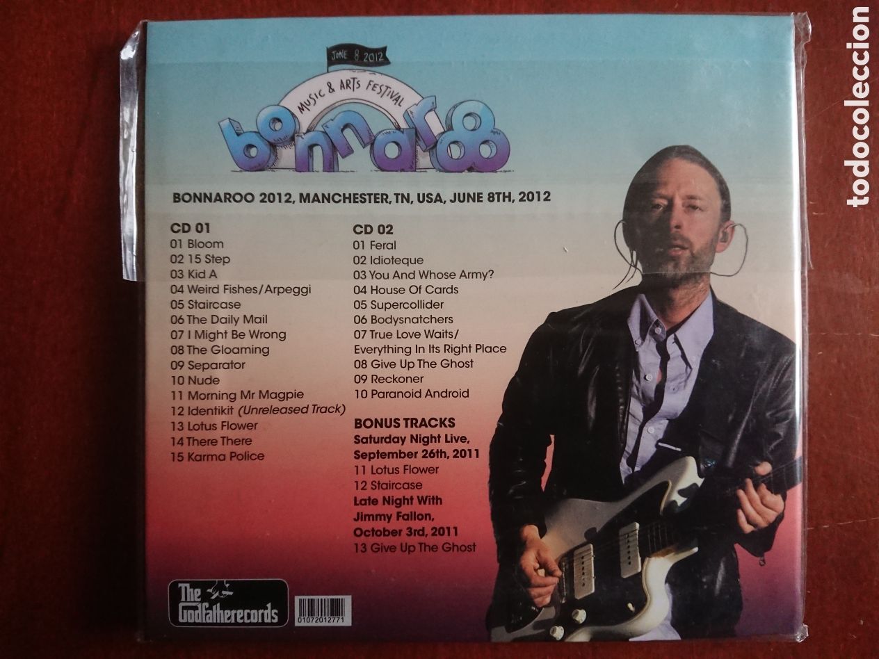 CDs de m&uacute;sica: Radiohead - Bonnaroo 2012 - 2CD - Foto 2